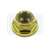 ΠΑΞΙΜΑΔΙΑ TITANIOY PRO-BOLT (TINYNFL6G) Titanium Flanged Nylon Nut M6x(1.00mm) Gold