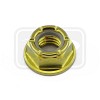 ΠΑΞΙΜΑΔΙΑ TITANIOY PRO-BOLT (TINYNFL8G) Titanium Flanged Nylon Nut M8x(1.25mm) Gold