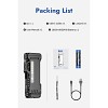 Φακός WUBEN X4 Black Compact Multi-Function 1500 Lumen EDC Tactical