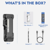 Φακός WUBEN X4 Black Compact Multi-Function 1500 Lumen EDC Tactical