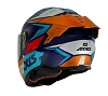 ΚΡΑΝΟΣ AXXIS FF122 HAWK SV EVO DAYTONA C2 ECE22.06 MATT ORANGE M