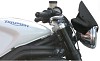 FABBRI Ανεμοθώρακας-Ζελατίνα Gen-X Touring Black Mat TRIUMPH SPEED TRIPLE / STREET TRIPLE 07-08 (TX090/XDX)