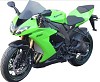 FABBRI Ανεμοθώρακας-Ζελατίνα DOUBLE BUBBLE ΣΚΟΥΡΟ ΦΙΜΕ KAWASAKI ZX10R 08-10 / ZX6R 09-13 (K077/DS)