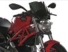 FABBRI Ανεμοθώρακας-Ζελατίνα Naked Black Ducati MONSTER 696 / 796 / 1100 (D088/DD)