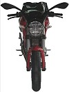 FABBRI Ανεμοθώρακας-Ζελατίνα Naked Black Mat Ducati MONSTER 696 / 796 / 1100 (D088/XDX)