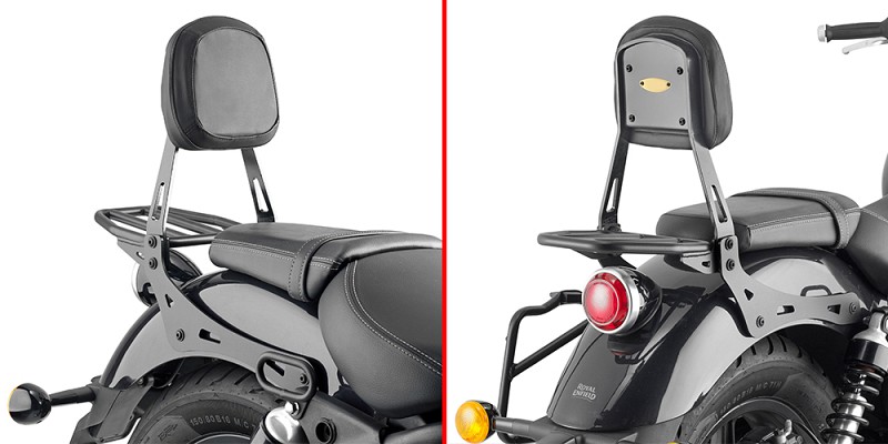 BACKREST R. ENFIELD SUPER METEOR 650 23 (KTS9058B) - KAPPA