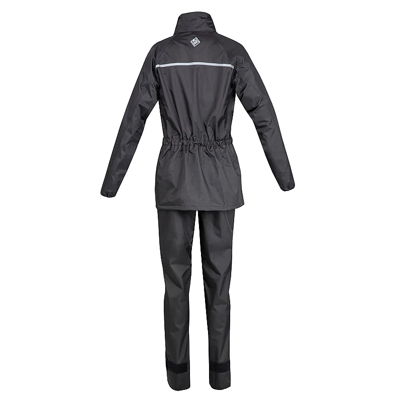 Waterproof Jacket and Trouser Set Diluvio Start Black 567 (2XL) - Tucano Urbano