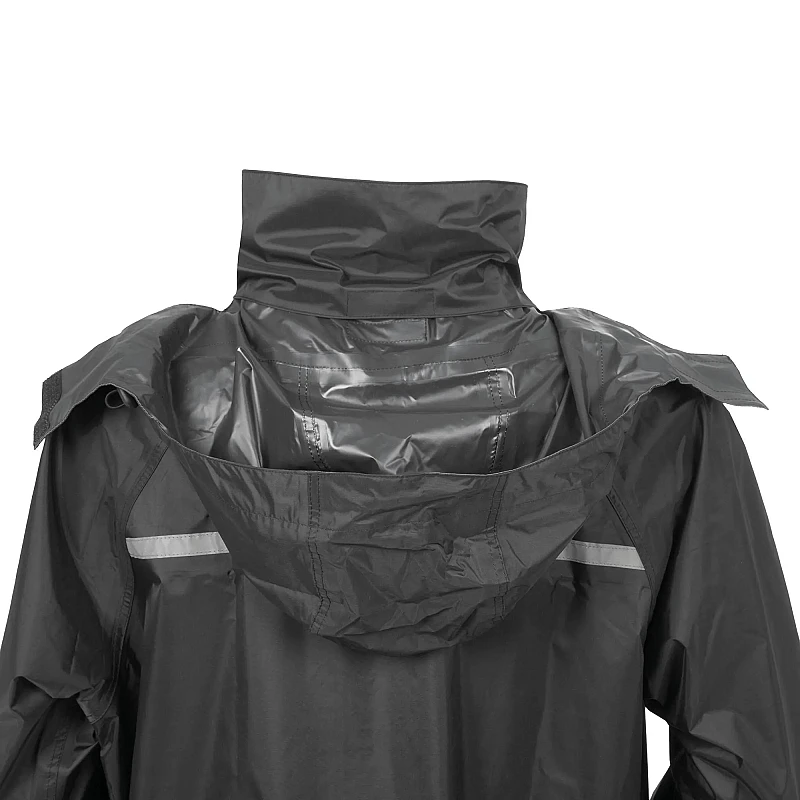 Waterproof Jacket and Trouser Set Diluvio Start Black 567 (2XL) - Tucano Urbano