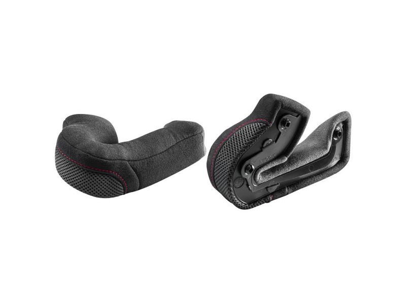 SP.CHEEK PADS.CLIMA COMFORT.XXL-XXXL.35MM.BLACK-RED.STD XXXL - NCOM.N100-5 - NOLAN