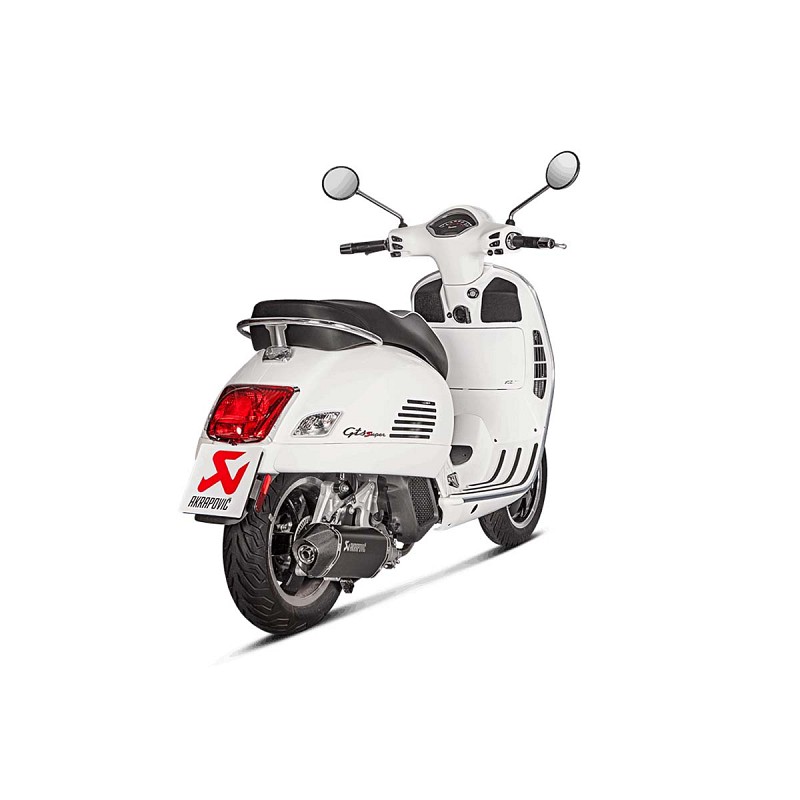 Τελικό street legal Hexagonal Black GTS 125 ie Super / Sport / Tech 21-23