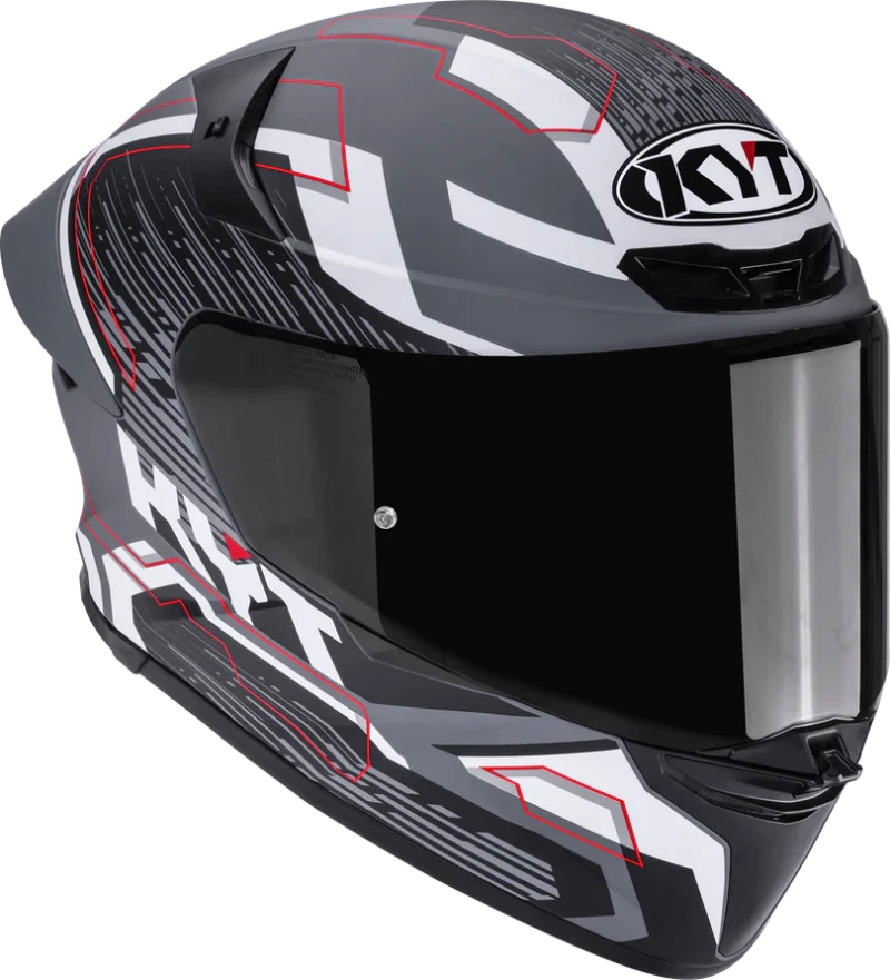 HELMET KYT TT-REVO SPEEDING MATT GRL GREY/BLK /E06 (2XL) - KYT