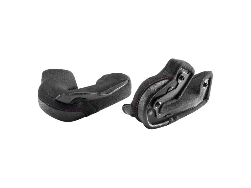 SP.CHEEK PADS.CLIMA COMFORT.S-M-L-XL.45MM.BLACK-RED.STD M-L - NCOM.N100-5PLUS - NOLAN
