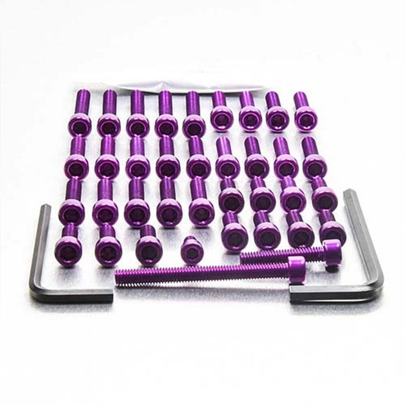 PRO-BOLT ΚΙΤ ΒΙΔΕΣ ΑΛΟΥΜΙΝΙΟΥ ΑΛΛΕΝ ΚΙΝΗΤΗΡΑ Yamaha TDM900 Purple