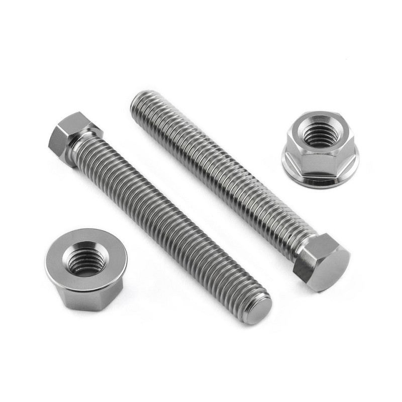 PRO-BOLT ΒΙΔΕΣ ΤΙΤΑΝΙΟΥ ΣΕΤ ΡΕΓΟΥΛΑΤΟΡΟΙ & ΠΑΞΙΜΑΔΙΑ ΑΞΟΝΑ M8x(1.25mm)x55mm (Pack x 4)
