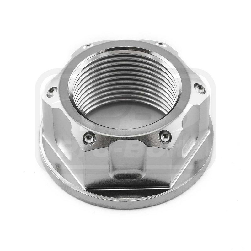 ΠΑΞΙΜΑΔΙΑ TITANIOY PRO-BOLT (TINUT24150002Z2) Titanium Flanged Axle Nut M24x(1.50mm) Rear Wheel - ΑΞΟΝΑ Natural