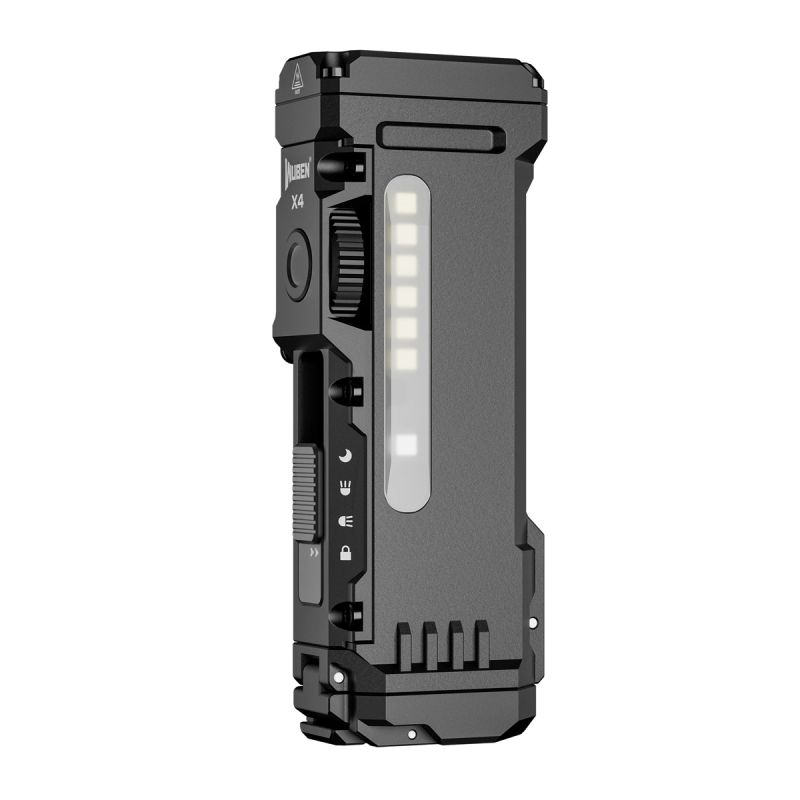 Φακός WUBEN X4 Black Compact Multi-Function 1500 Lumen EDC Tactical