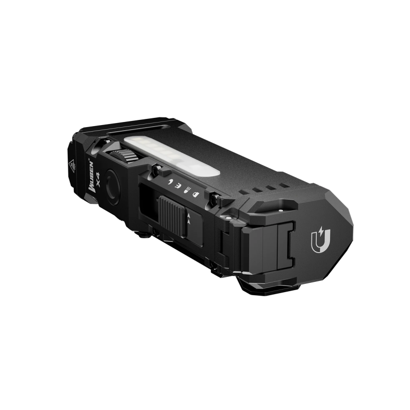Φακός WUBEN X4 Black Compact Multi-Function 1500 Lumen EDC Tactical