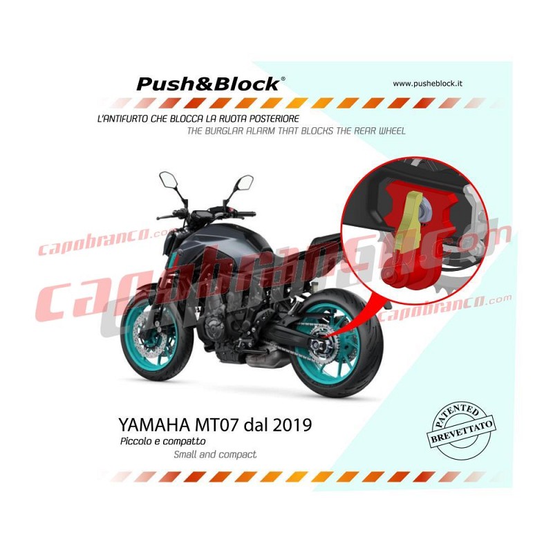 WHEEL & LOCK ΚΛΕΙΔΑΡΙΑ ΠΙΣΩ ΤΡΟΧΟΥ YAMAHA MT07 2020-2024