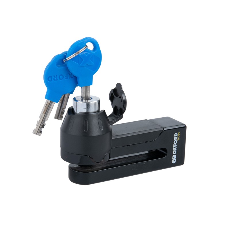 Oxford Titan 10mm Pin Disc Lock Black incl