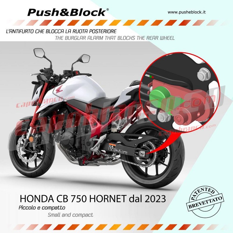 WHEEL & LOCK ΚΛΕΙΔΑΡΙΑ ΠΙΣΩ ΤΡΟΧΟΥ ΓΙΑ HONDA CB 750 HORNET (2023 - 24)