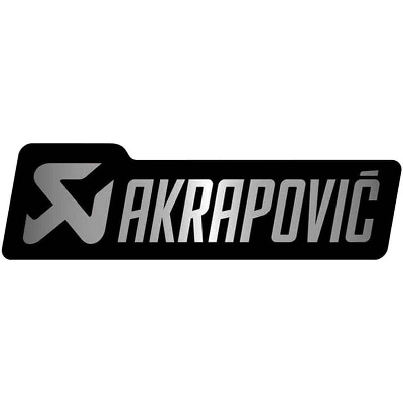 Αυτοκόλλητο Akrapovic (150 AL Horizontal) 150 x 44 mm Heat Resistant- Black