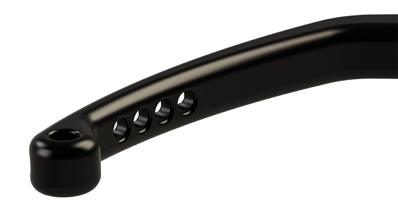 HEL Ακτινική Τρόμπα Φρένου V2 19mm ΓΚΡΙ - Μανέτα 130mm / Τιμόνι 22mm