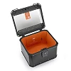 BLACK ALUMINIUM MONOLOCK TOPCASE 50LT (KMX500B) - KAPPA
