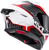 HELMET KYT TT-REVO SPEEDING WHT/RED /E06 (XL) - KYT