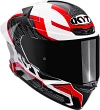 HELMET KYT TT-REVO SPEEDING WHT/RED /E06 (XL) - KYT