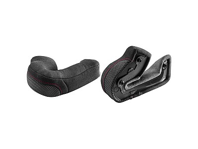 SP.CHEEK PADS.CLIMA COMFORT.XXS-XS.65MM.BLACK-RED.STD XXS - NCOM.N100-5 - NOLAN