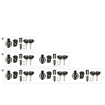 SECURITY UNIFICATION LOCK KEYKIT 5 CASE (KSL105) - KAPPA