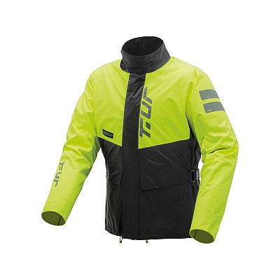 ROADTRIP HYDROSCUD® Rain Jacket Black-Yellow Fluo (L) - T.UR