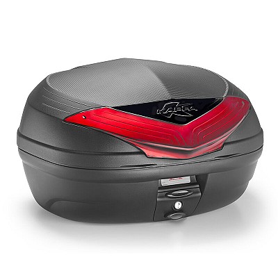 BL. TOPCASE 46LT. W. TRANSP R. PAINT SI (K466N2) - KAPPA