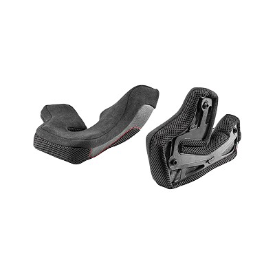 SP.CHEEK PADS .CLIMA COMFORT.XXL.BLACK-RED.N60-6/SPORT - NOLAN