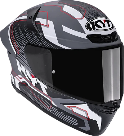 HELMET KYT TT-REVO SPEEDING MATT GRL GREY/BLK /E06 (2XL) - KYT