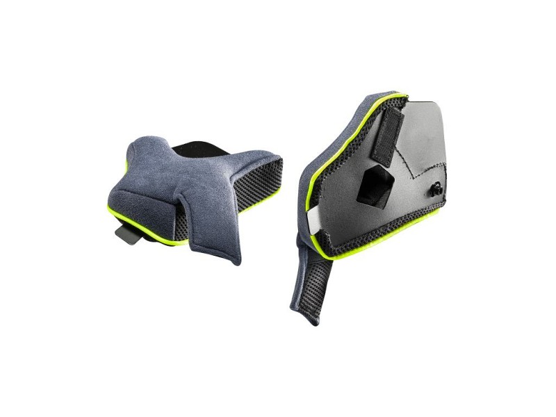 SP.CHEEK PADS.CLIMA COMFORT.XXL.BLACK-FLUO YELL.N53 - NOLAN