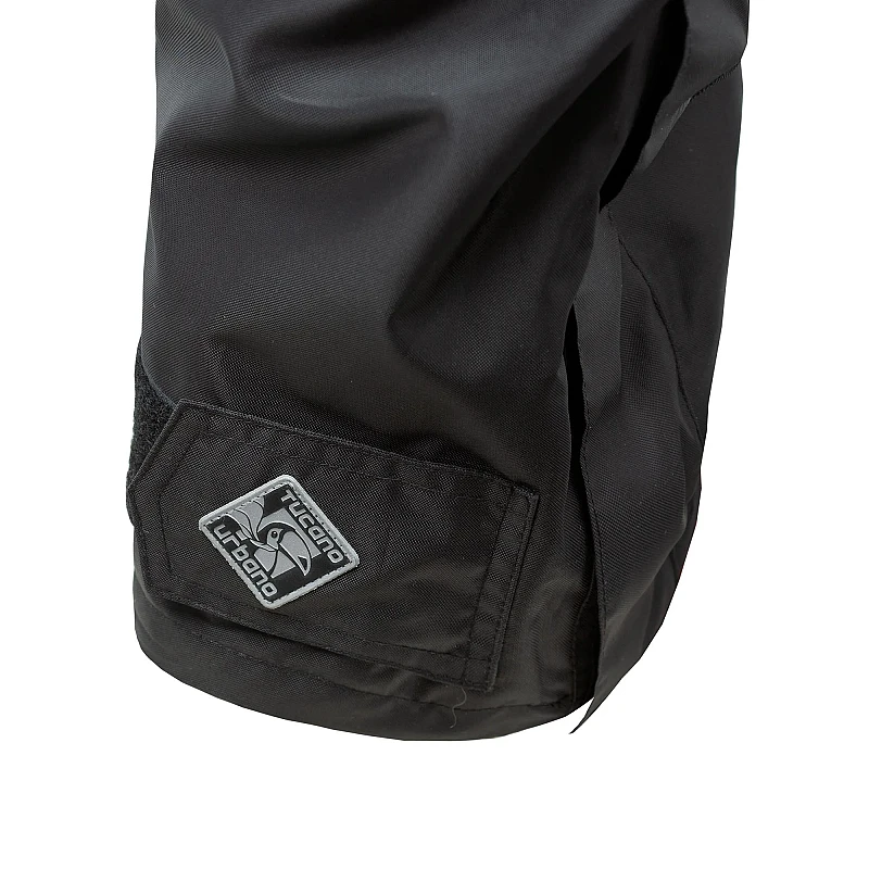PANTA DILUVIO ZIP HYDROSCUD® rain pants Black (XL) - Tucano Urbano
