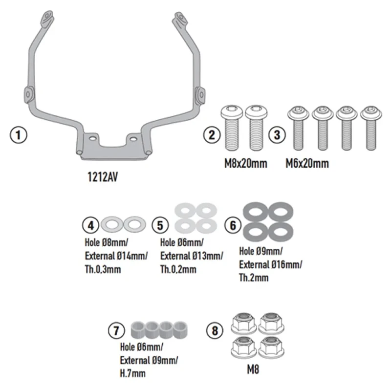 ATTACK KIT SCREEN HONDA GB350S (2025) (A1212AK) - KAPPA