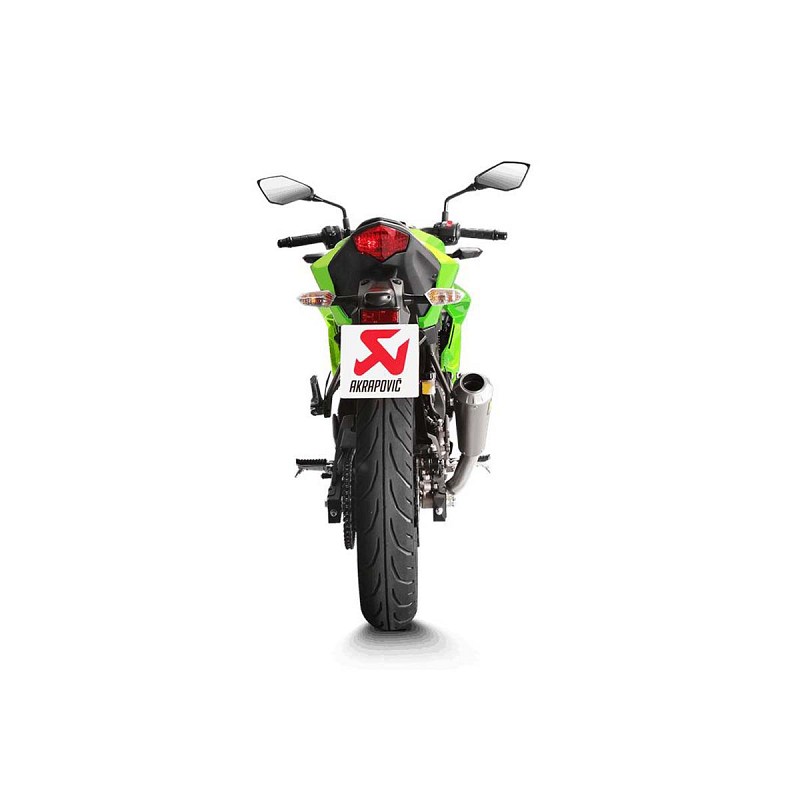 Τελικό street legal Round τιτανίου Z 125 (11kW) - Ninja 125 19-23/Z 250 SL  15-17/Ninja 250 SL  15-17