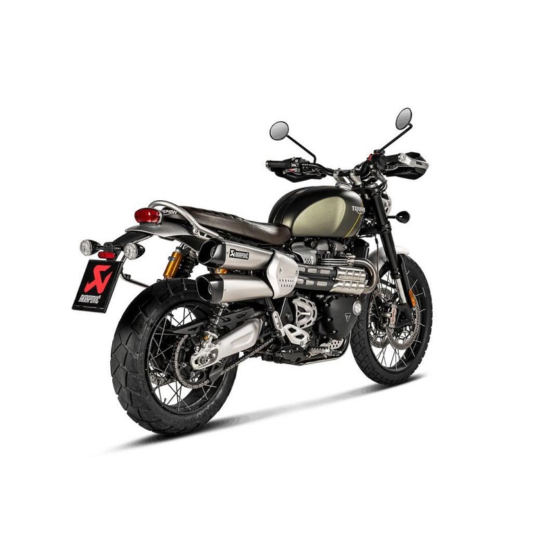 (2) Τελικα street legal τιτανίου Scrambler 1200 19-20