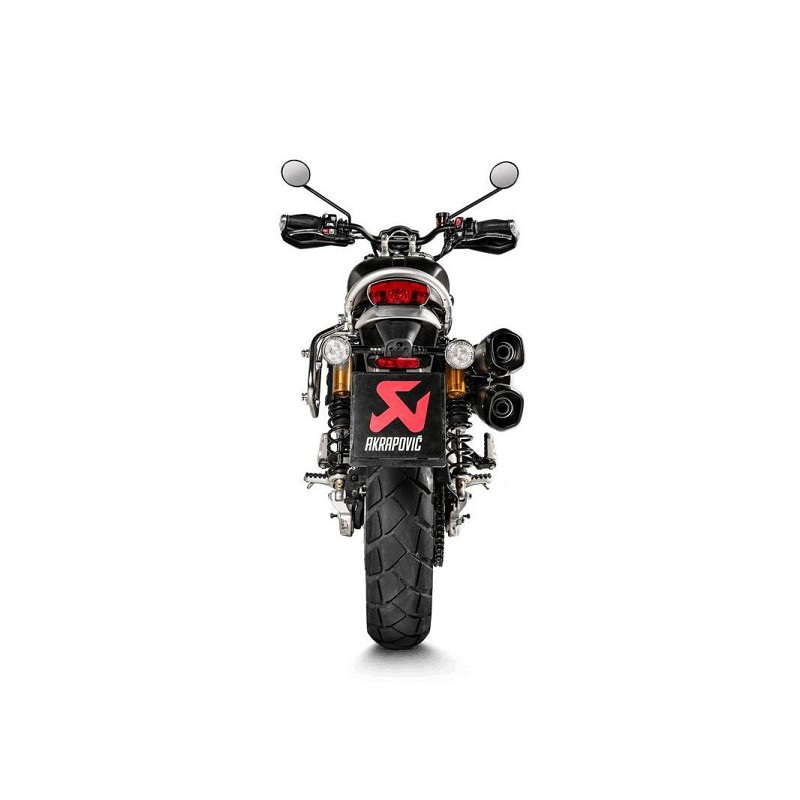 (2) Τελικα street legal τιτανίου Scrambler 1200 19-20