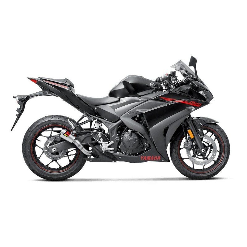 Τελικό street legal Round τιτανίου YZF R25 14-23/R3 15-21/MT-03 16-21