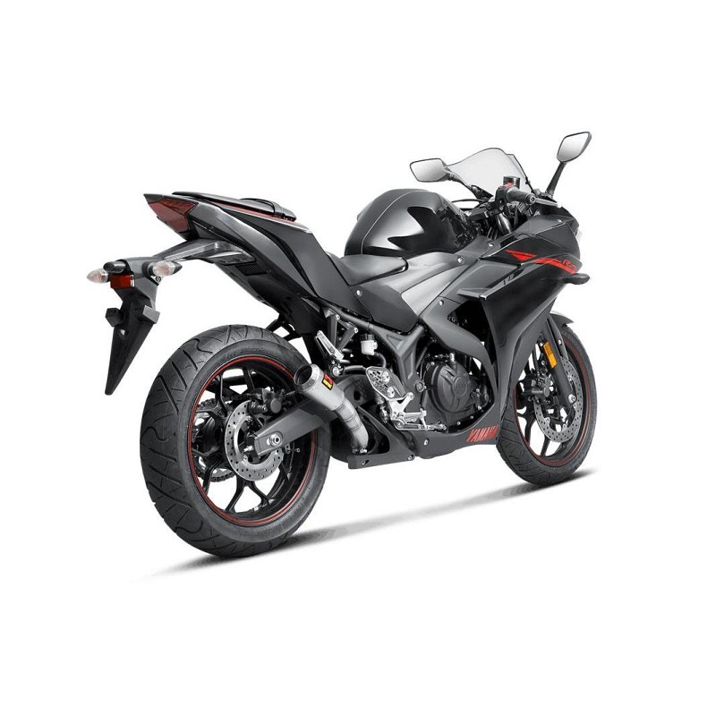 Τελικό street legal Round τιτανίου YZF R25 14-23/R3 15-21/MT-03 16-21