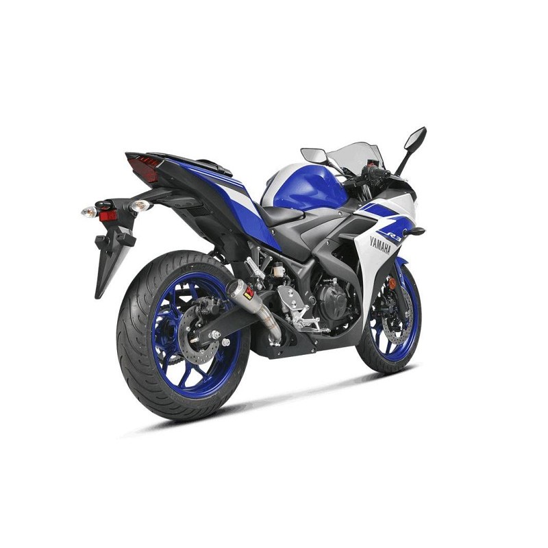 Τελικό street legal Round τιτανίου YZF R25 14-23/R3 15-21/MT-03 16-21