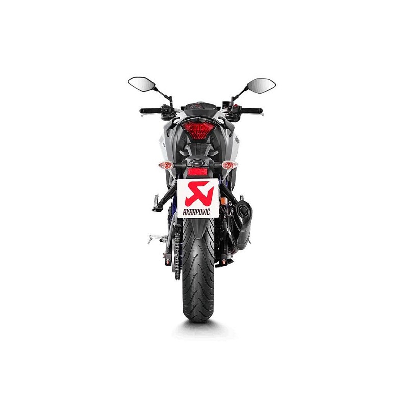 AKRAPOVIC ΕΞΑΤΜΙΣΗ YAMAHA MT-03 16-20 / YZF R3 15-20 / YZF R25 14-20 STREET LEGAL