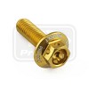 ΒΙΔΕΣ ΕΞΑΓΩΝΕΣ (ΧΑΡΑΓΜΕΝΕΣ) PRO-BOLT Aluminium Flanged Hex Bodywork Bolt M5x(0.80mm)x16mm Race Spec Etched (LBWHX516RE)