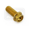ΒΙΔΕΣ ΕΞΑΓΩΝΕΣ (ΧΑΡΑΓΜΕΝΕΣ) PRO-BOLT Aluminium Flanged Hex Head Bolt M10x(1.25mm)x25mm Race Spec Etched (LHX1025FRE)