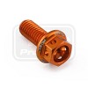 ΒΙΔΕΣ ΕΞΑΓΩΝΕΣ (ΧΑΡΑΓΜΕΝΕΣ) PRO-BOLT Aluminium Flanged Hex Head Bolt M5x(0.80mm)x12mm Race Spec Etched (LHX512RE)