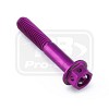 ΒΙΔΕΣ ΕΞΑΓΩΝΕΣ (ΧΑΡΑΓΜΕΝΕΣ) PRO-BOLT Aluminium Flanged Hex Head Bolt M5x(0.80mm)x30mm Race Spec Etched (LHX530RE)