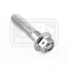 ΒΙΔΕΣ ΕΞΑΓΩΝΕΣ (ΧΑΡΑΓΜΕΝΕΣ) PRO-BOLT Aluminium Flanged Hex Head Bolt M6x(1.00mm)x25mm Race Spec Etched (LHX625RE)